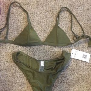 Army green bikini - BRAND NEW